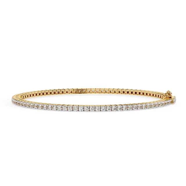 Round tennis bracelet